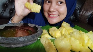 MUKBANG RUJAK NANAS SEGAR, Super Spicy