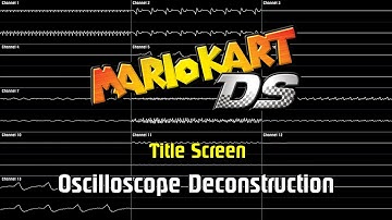 Mario Kart DS Kiosk Demo - Title Screen [Oscilloscope Deconstruction]