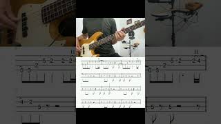 Bass Cover+TAB-Michael-Jackson Beat It #basscover #tablatura #tablature #shorts #michaeljackson