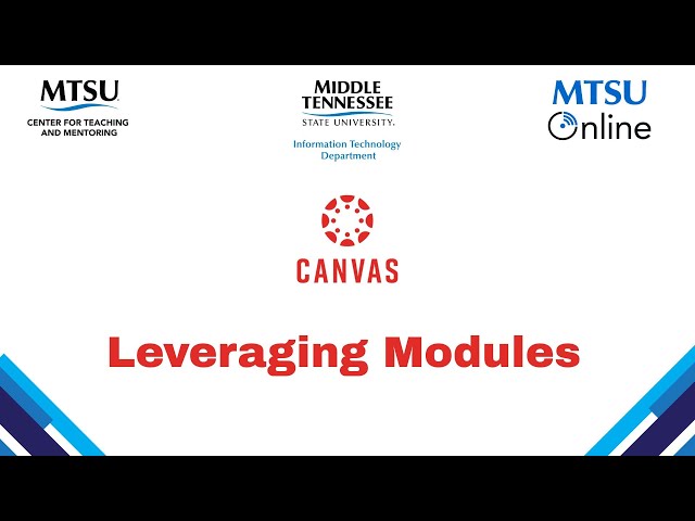 Leveraging Modules