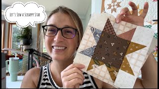 Famous Let's sew a scrappy star quilt block, sawtooth star tutorial, scrap project Net Worth