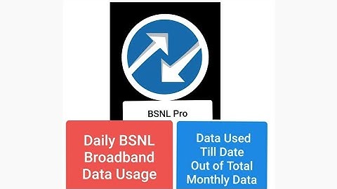 BSNL PRO APP, KNOW YOUR BSNL FTTH DATA USED, LEFT & PLAN WITHOUT LOGIN OR SIGNUP. BSNL FTTH