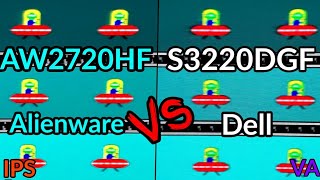 Aw2720hf Vs S3220dgf  Alienware  Dell  Ufo Test  Blur Busters