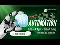 Build an AI Agent Without Coding | No-Code AI Agent Tutorial using n8n (Beginner Guide)