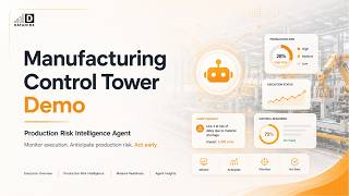 Manufacturing Control Tower Demo | AI-Powered Production Risk Intelligence