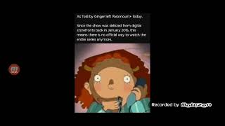 As Told By Ginger has left Paramount+.