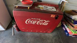 Full So many antique signs, soda pop and gas and oil advertising at this North Carolina Auction News
