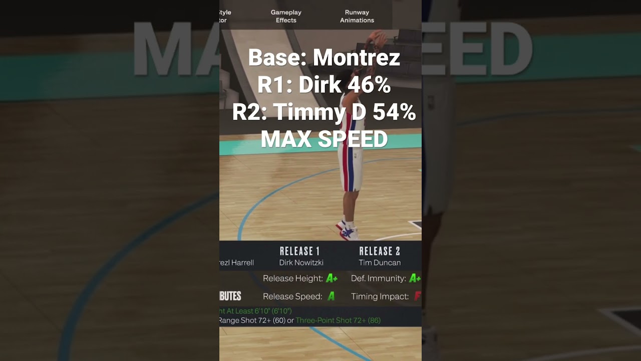 THE BEST JUMPSHOT FOR BIGS OVER 6'10 ON NBA 2K23! nba2k23 2kjumpshots