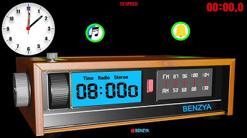 radio 8 minutes countdown timer  alarm🔔