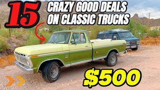 15 Must See Classic Truck Deals - Insanely Affordable