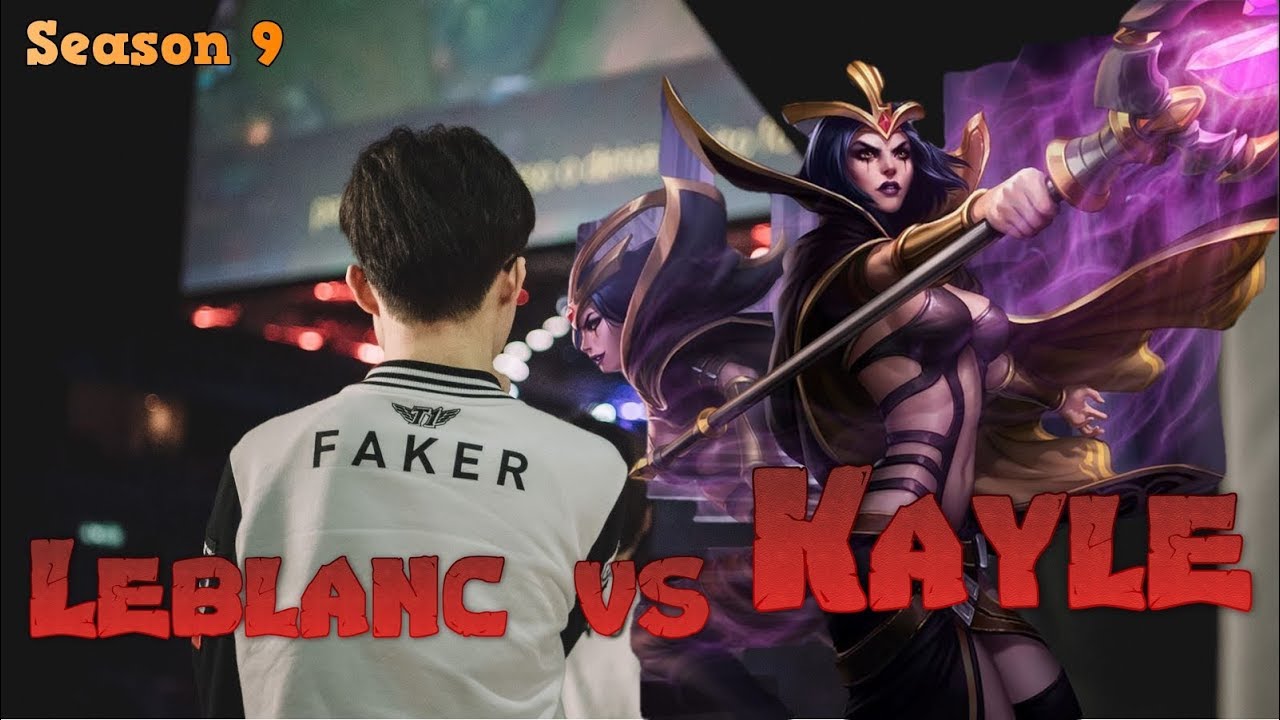 Faker - Leblanc vs Kayle Mid - Patch 9.19 LoL Season 9 KR Ranked | League of Legends Replays