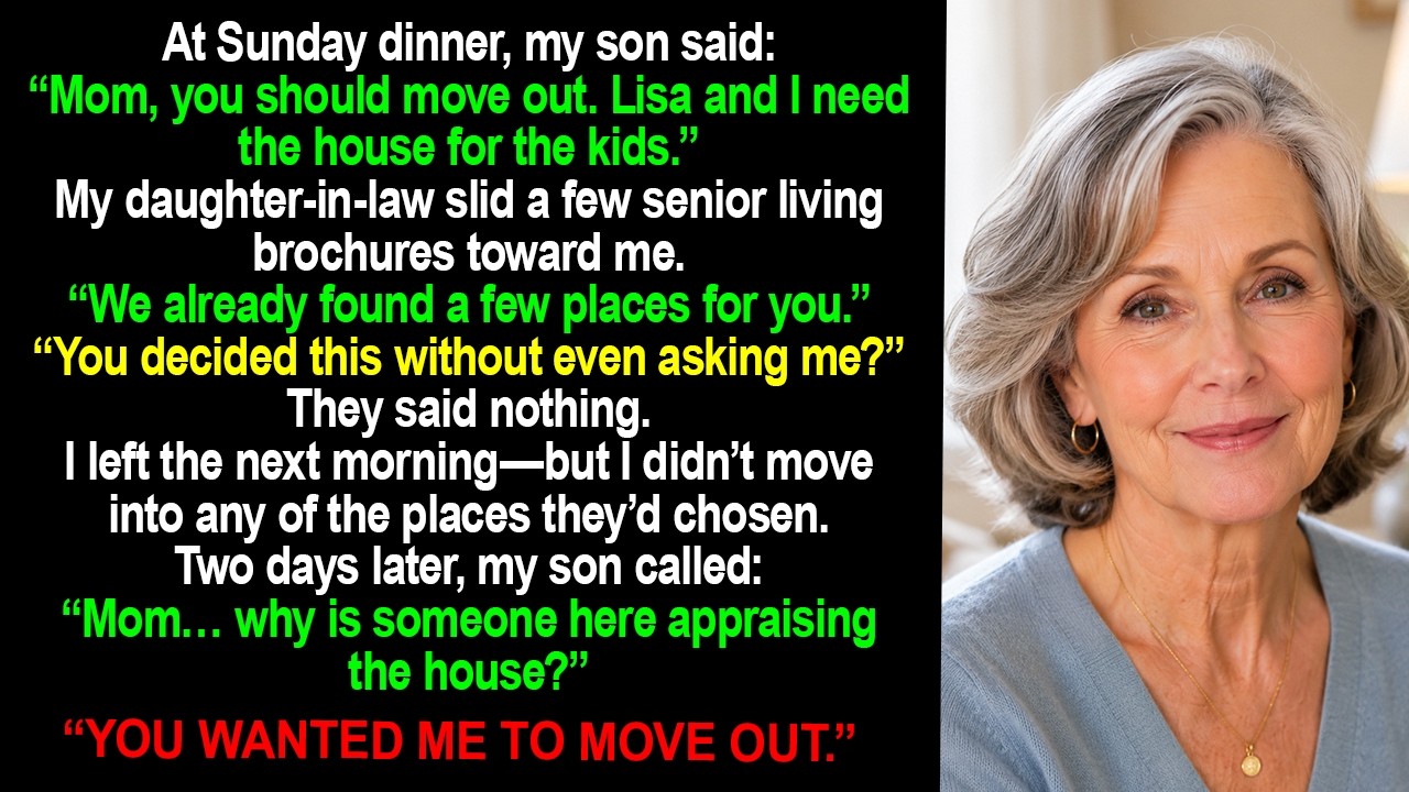 My son handed me brochures for assisted living facilities and said, 'We've all been thinking about what makes the most sense.' I was 64, still mowing my own lawn, and no one had once asked what I...