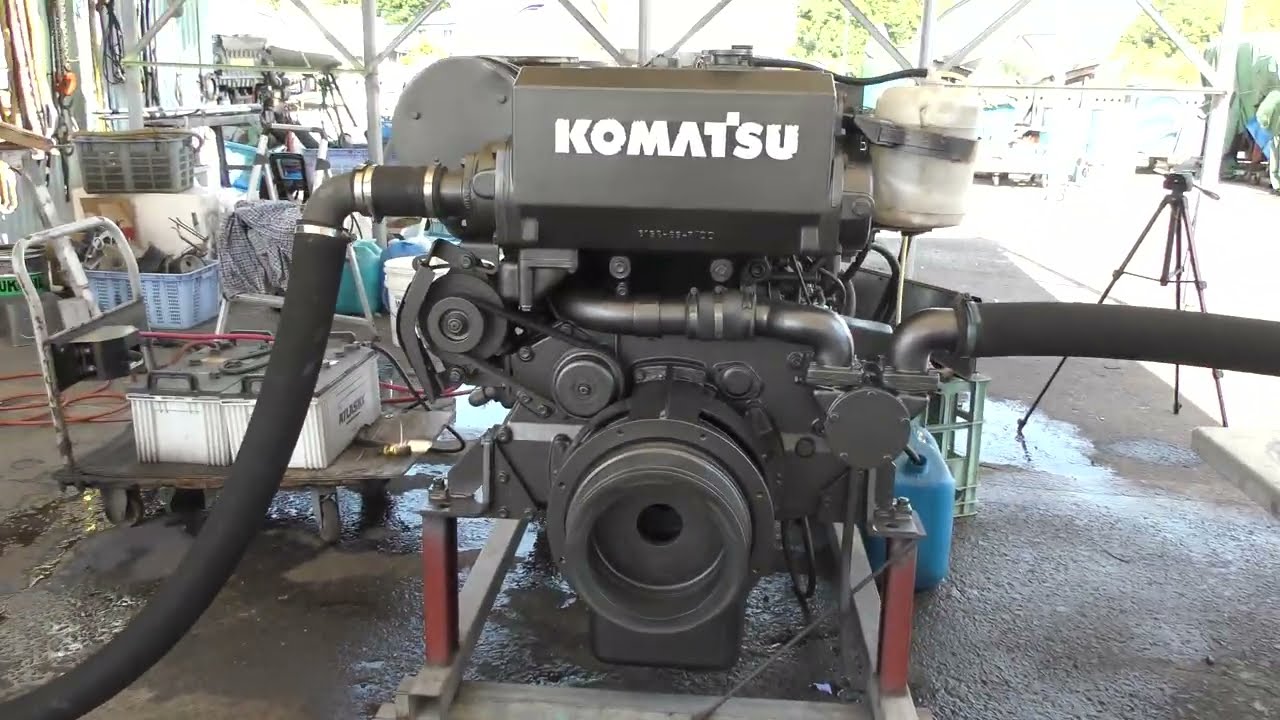 No.6289 コマツ 6M125AP-3 650PS Komatsu - YouTube