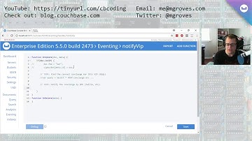 Couchbase Coding - Episode 012 - Eventing/Functions