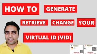 How to Generate Aadhaar VID in 2021 | 16 Digits Virtual ID Generate or Retrieve or Change Online