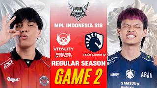 [GAME 2] BIGETRON BY VITALITY vs TEAM LIQUID ID MPL ID S18 REGULAR SEASON | BTR vs TLID screenshot 2