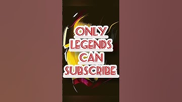 only legends can subscribe #shorts