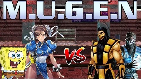 MUGEN Battle 207: Chunli and Ki SpongeBob vs Scorpion and Sub-Zero