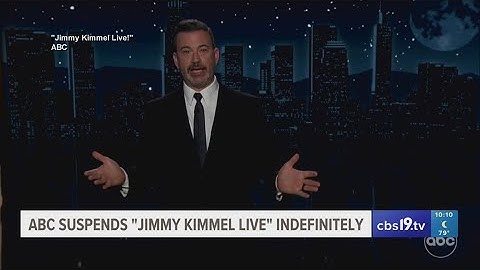 ABC pulling Jimmy Kimmel indefinitely after Charlie Kirk comments