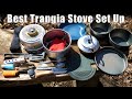 My custom trangia stove  cook set up