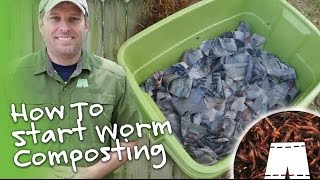How To Set Up A Worm Composting Bin