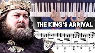 Game of Thrones - The King&#39;s Arrival Advanced Piano Cover with Sheet Music