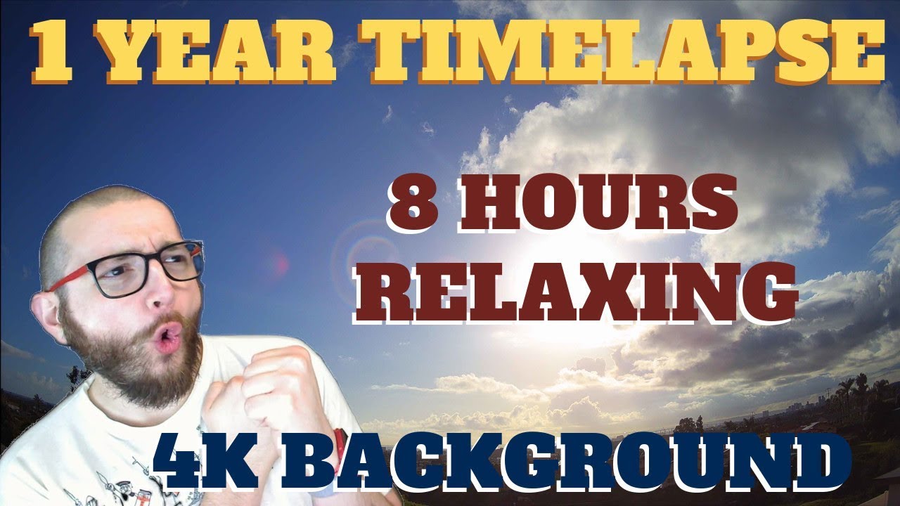 You MUST watch this 1 YEAR LONG Time lapse | 8 hours 4K Video | Best Time lapse ever! Relax  Work