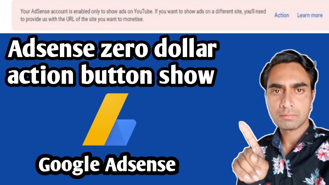 Adsense zero dollar action button show l Adsense button on 0$ l Adsense ...