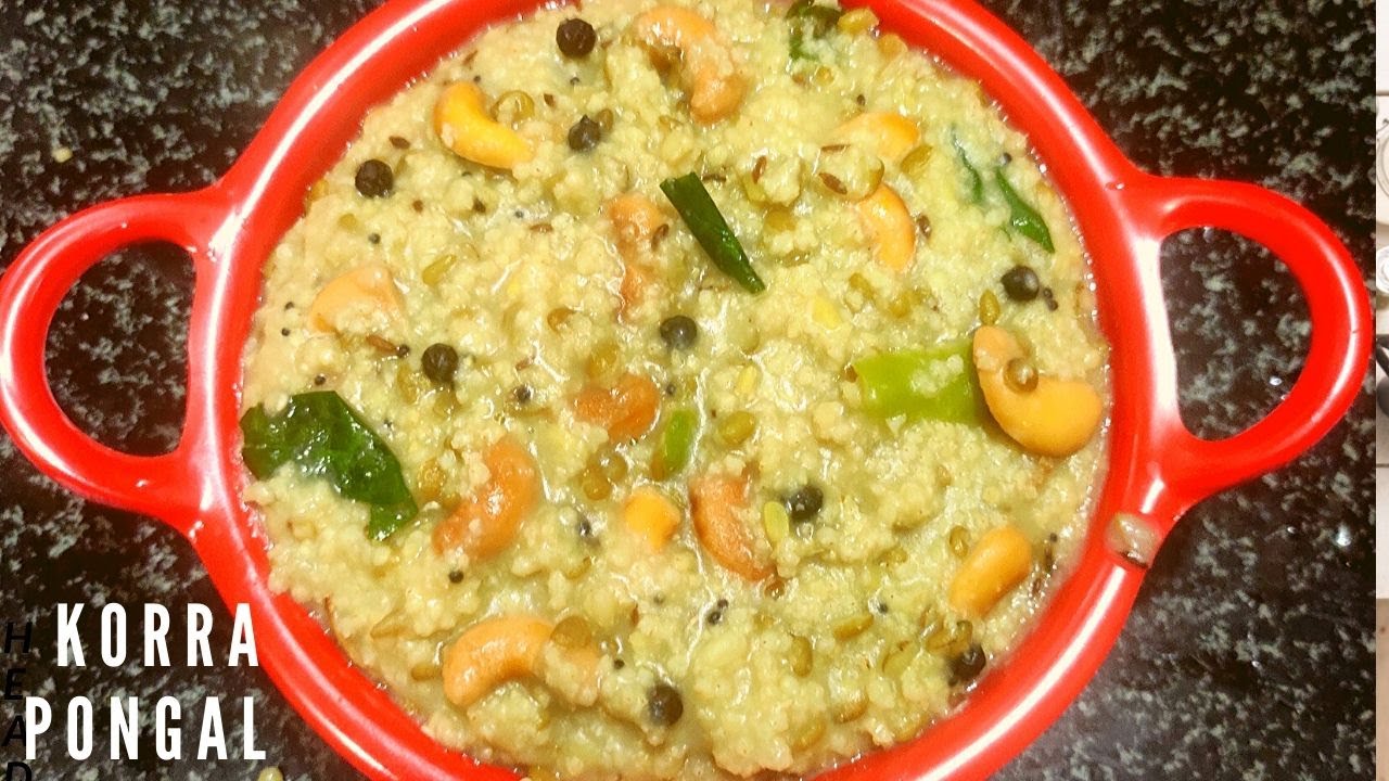 కొర్రల పొంగలి/Healthy recipe/Korra pongal/Millet pongal/Foxtail millet