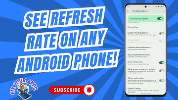 How to See Refresh Rate on ANY Android Phone! - For Beginners [2025]