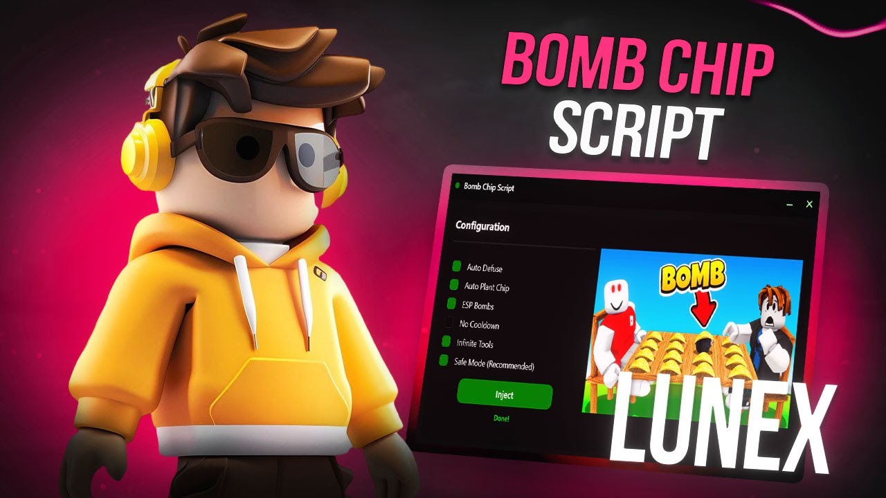 [💣OP] Bomb Chip Script Roblox | Auto Win | Auto *KEYLESS* Win Every Time