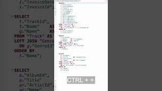 Font size increase in DBeaver #shortcut #sql #dbeaver #sqleditor