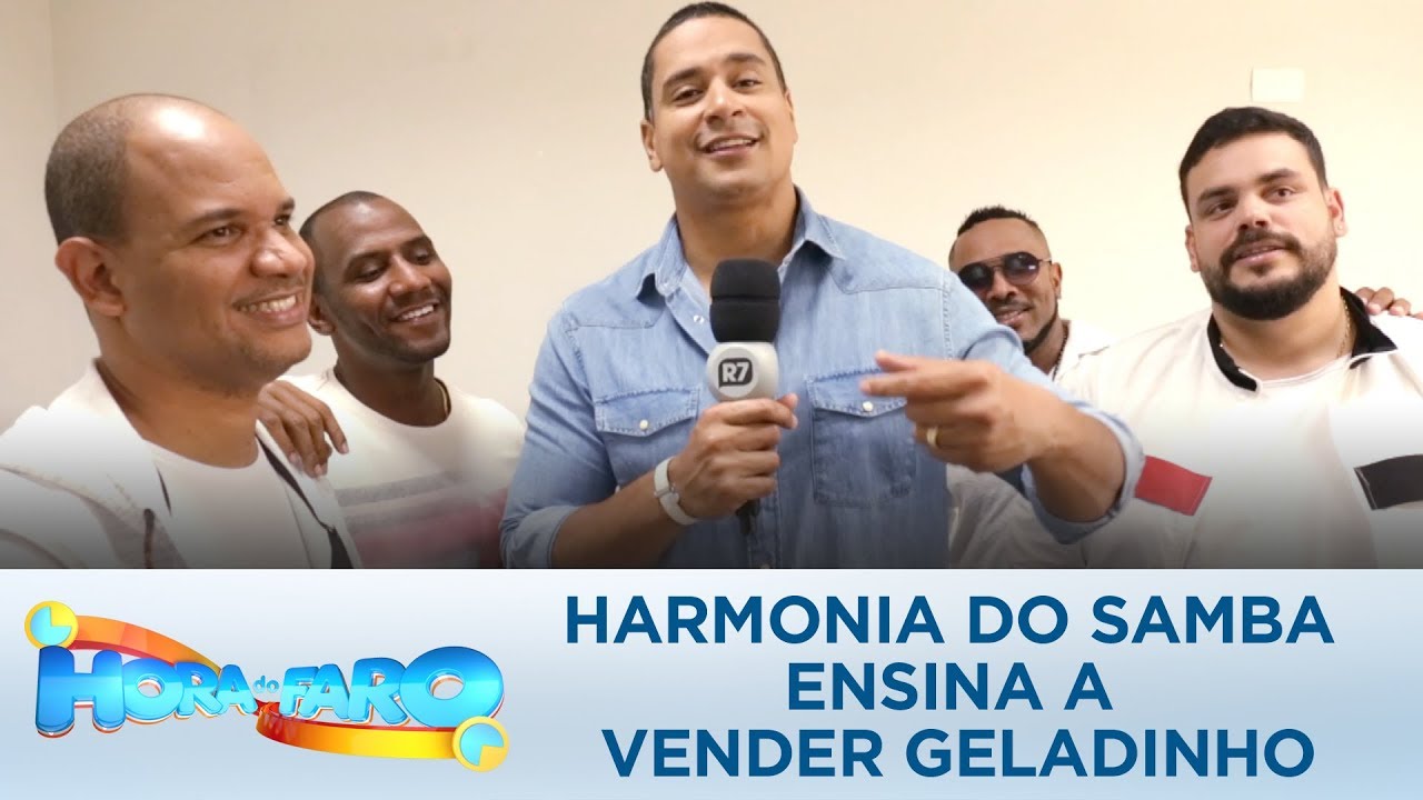 Exclusivo! Harmonia do Samba ensina a vender geladinho