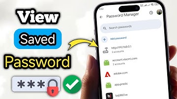How to check all apps password in google account | How to find saved passwords