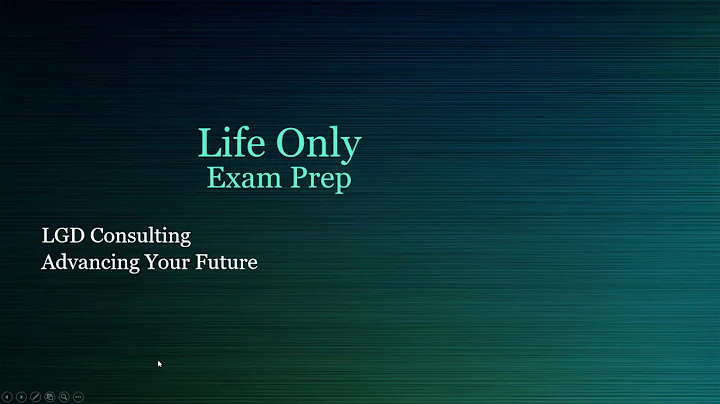 Life Only Exam Prep (webinar 12/24/2018)