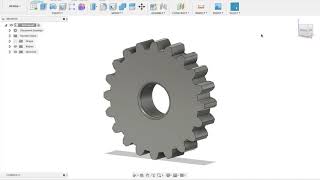 GEAR DESIGN USING FUSION 360