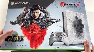 Gears 5 Xbox One X Bundle Unboxing: Limited Edition!