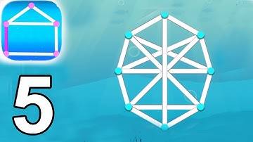 One line only : dot to dot Blue  Levels 33-50  Gameplay Walkthrough Video (iOS Android)