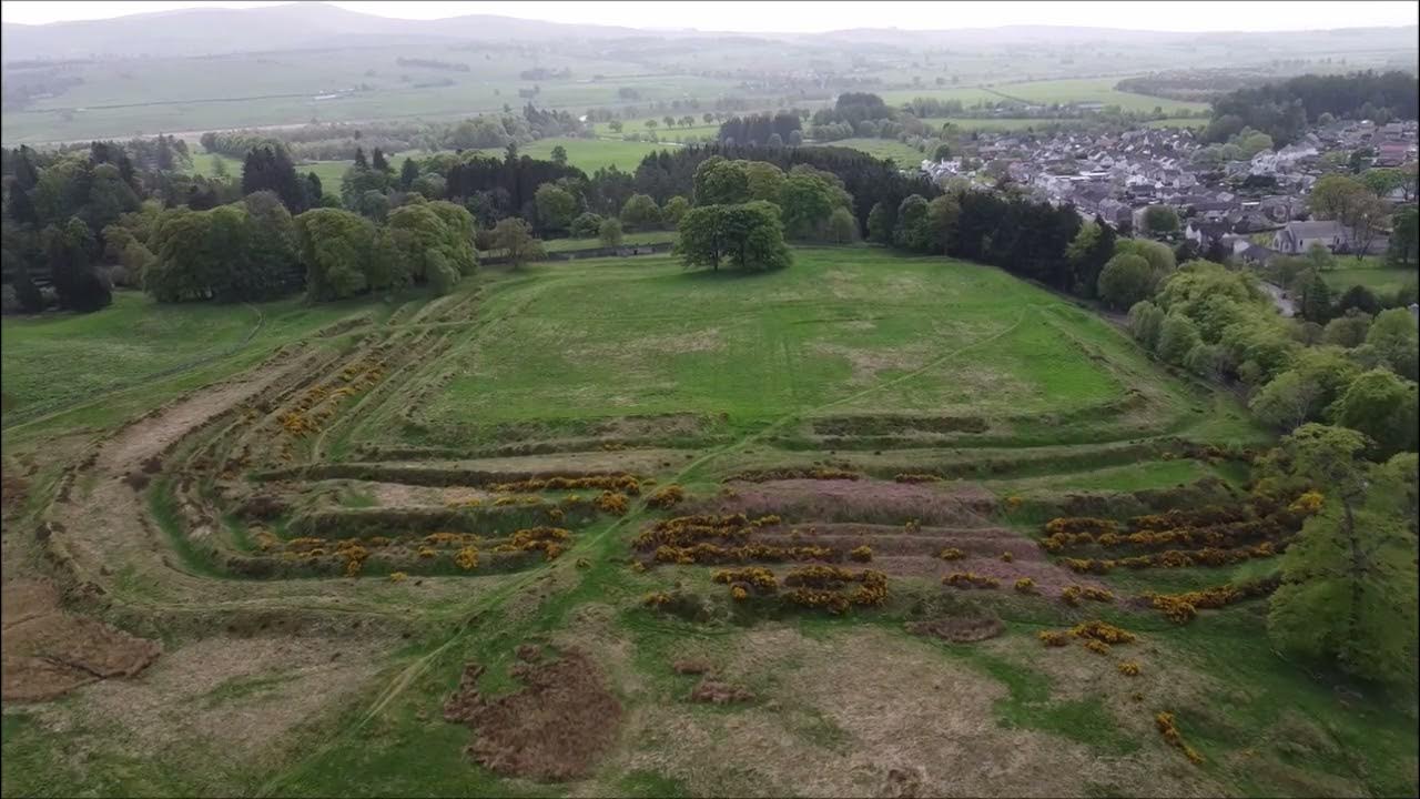 Ardoch Roman Fort in Scotland impressive. YouTube