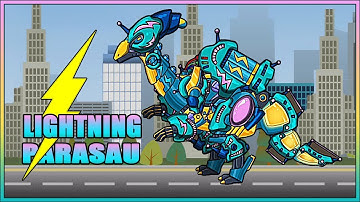 Dino Robot Lightning Parasau | Assemble Adventure Battlefield | Full Game Play 1080 HD