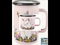 Moomin Hug Enamel Mug 3.7 dl - Muurla Finnish Design