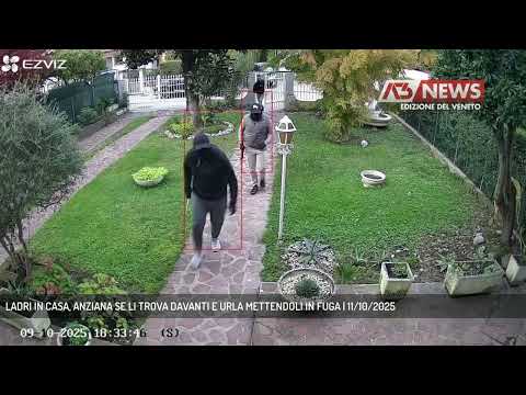 LADRI IN CASA, ANZIANA SE LI TROVA DAVANTI E URLA METTENDOLI IN FUGA | 11/10/2025