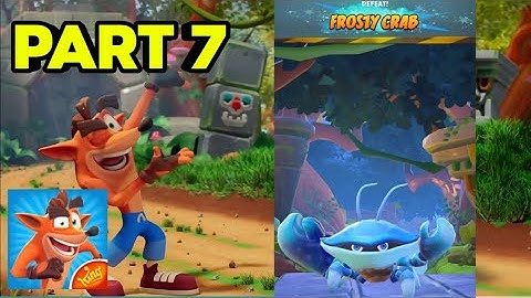 Crash Bandicoot: On The Run! - Gameplay Walkthrough Part 7 - Frosty Crab (Android,iOS)
