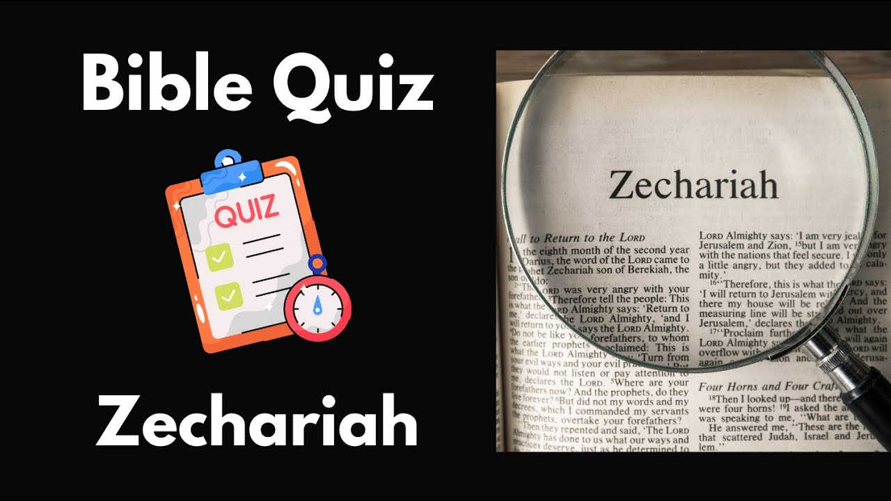 The Book of Zechariah - English Bible Quiz | #biblequiz #zechariah ...