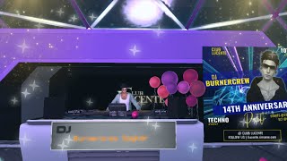 ★ DJ Burnercrew 14th Anniversary *♦♫ Techno, Club Lucente Second Life Live Event