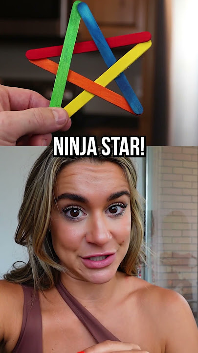 Download lagu EXPLOSIVE Ninja Stars #shorts