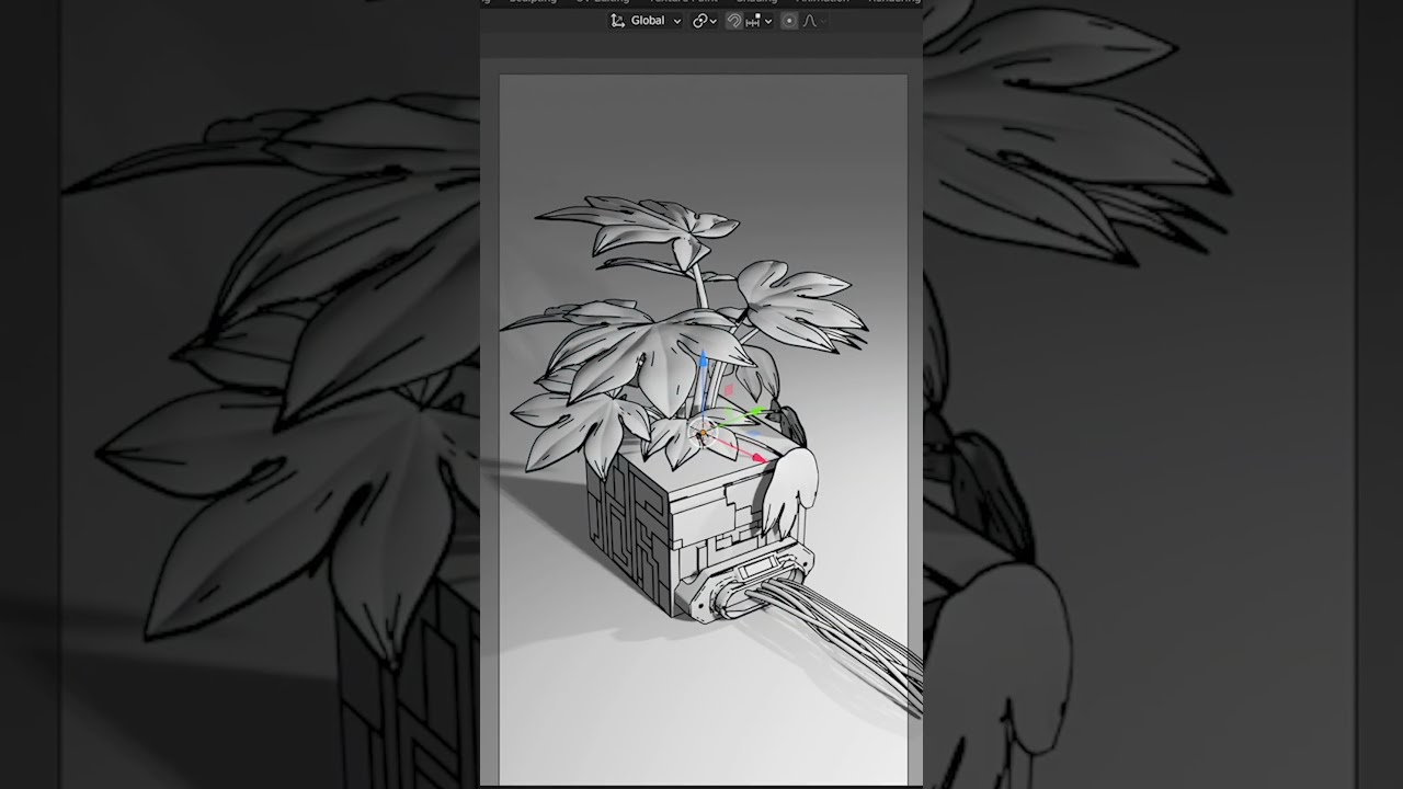 Comic Book Shading In BLENDER Shorts