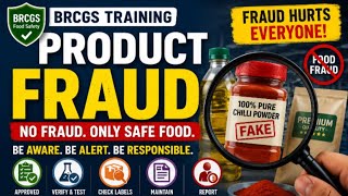 Product Fraud in BRCGS | Food Safety Awareness