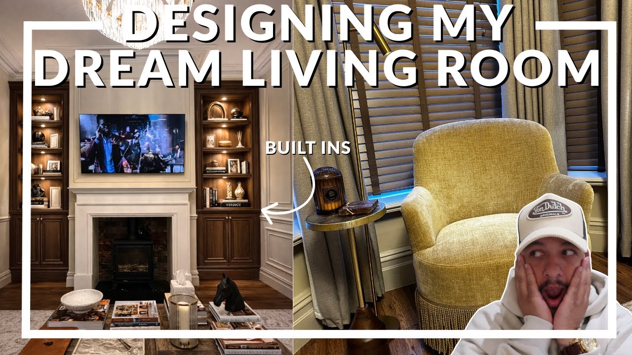 DESIGNING MY DREAM LIVING ROOM | INTERIOR DESIGN VLOG - YouTube