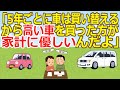 【2ch】「5年ごとに車は買い替えるから高い車を買った方が家計に優しいんだよ」 [421685208]【ゆっくり】